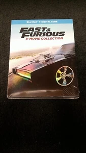 UNIVERSAL FAST & FURIOUS 8-MOVIE COLLECTION BLU-RAY + DIGITAL CODE SEALED NEW - Picture 1 of 2