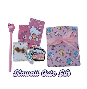 Hello Kitty Characters Gift Bag, Kawaii Stationery Items, Stickers, Jewelry - Picture 1 of 14