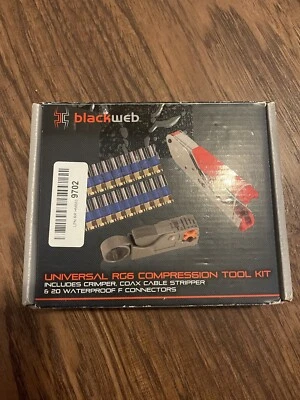 Kit de herramientas de compresión Blackweb Universal RG6 Foto 1 de 2