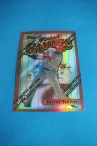 DARREN DAULTON - 1996 TOPPS FINEST BASE SET CARD - REFRACTOR PARALLEL