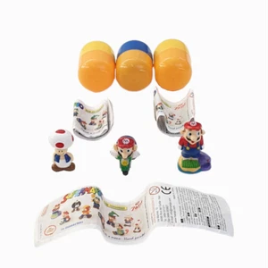 Nintendo Super Mario Bros Mini Figures Hand Painted Bundle including Toad - Rare - Picture 1 of 4