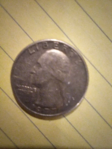 1977 Washington Quarter Dollar Coin Circulated No Mint Mark Error Not Certified Cover
