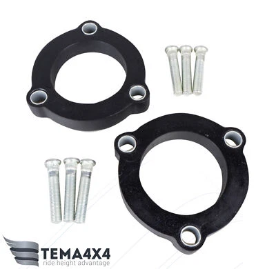 Front strut spacers 20mm for Toyota 4Runner FJ Cruiser Hilux Innova Fortuner — 第 1/2 张图片