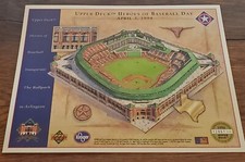 1994 UPPER DECK HEROES OF BASEBALL DAY SHEET TEXAS RANGERS