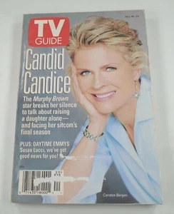 TV Guide magazine CANDICE BERGEN COVER Murphy Brown interview May 8 1996 issue - Imagen 1 de 3