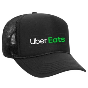 Consegna con stile: cappello snapback camionista nero Uber Eats - Foto 1 di 3