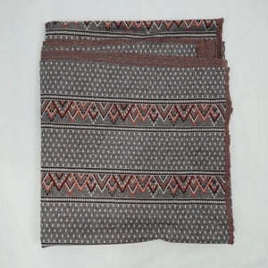 Vintage Grey and Black Jersey Knit Fabric Piece 1+ Yards - Picture 1 of 4