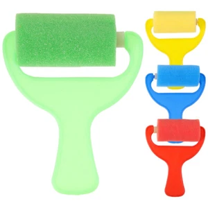 4 Pcs Kids Painting Brushes Kids Paint Rollers Sponges Paint Roller Kids - Picture 1 of 12