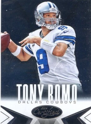 2014 Panini Certified Base NO. 26 Tony Romo - Dallas Cowboys - Image 1 of 2