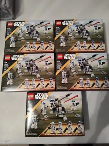 LEGO Star Wars: 501st Clone Troopers Battle Pack (75345) Lote de 5 NUEVO y SELLADO - Imagen 1 de 7