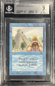 BGS 9 Ancestral Recall Limited Edition Alpha #47 Magic the Gathering MTG Power 9 - Picture 1 of 2