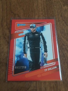 2022 Donruss Racing Base Red #94 Ty Dillon 41/299 - Chevrolet