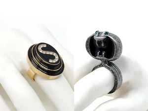 Spaceballs Schwartz Rings - Upside and Downside - Lone Starr - Dark Helmet - Picture 1 of 15