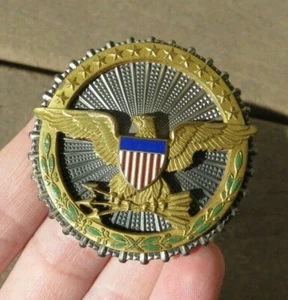 US Army Military Department of Defense Identification Badge STERLING Meyer - Picture 1 of 5