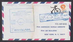 México 1978 Correo Aéreo Cubierta a PanAm Primer Vuelo - Imagen 1 de 3
