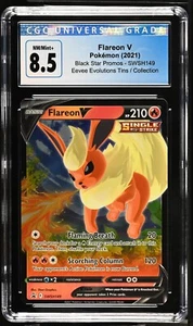 Tarjeta de Pokémon Estrella Negra Promoción Flareon V SWSH149 grado 8,5 - Imagen 1 de 2
