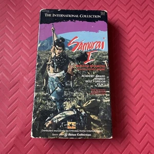 Samurai 1 Musashi Miyamoto VHS 1986 The International Collection Toshiro Mifune - Picture 1 of 12