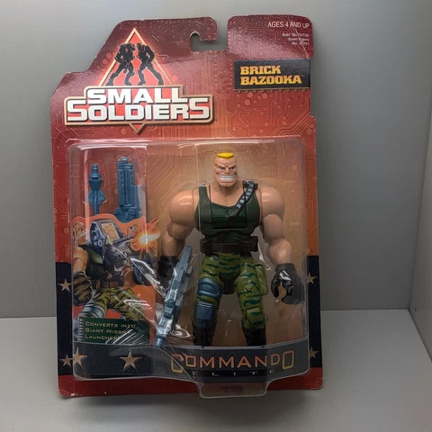 Small Soldiers Commando Elite Brick Bazooka Vintage 1998 Action Figure NEW Cover