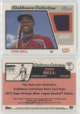 2015 Topps Heritage Minor League Edition Clubhouse Collection Relics Josh Bell