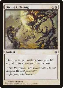 DIVINE OFFERING X 4 N/M- MIRRODIN BESIEGED MAGIC THE GATHERING - Picture 1 of 1