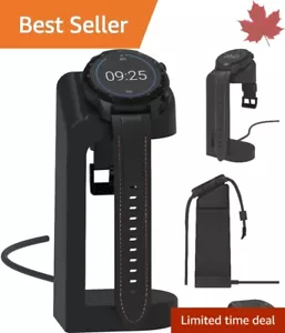 Station de charge de remplacement - Ticwatch Pro 3 - Chargeur rapide - Câble 5 pieds, Noir - Photo 1 sur 8