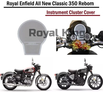 Plastica "Instrument Cluster Cover" adatta per Royal Enfield tutto nuovo Clas... - Immagine 1 di 4