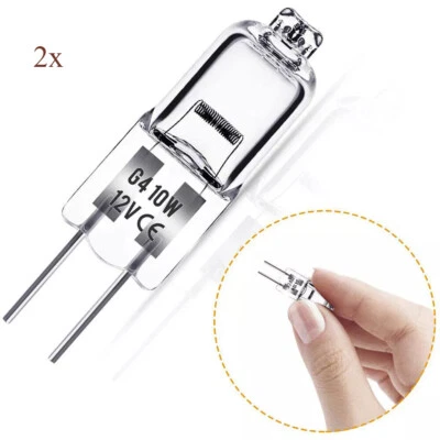 2x G4/12V Halogen Glühbirne Halogen 20W Leuchtmittel Dimmbar Warmweiß 2800K Set - Bild 1 von 4