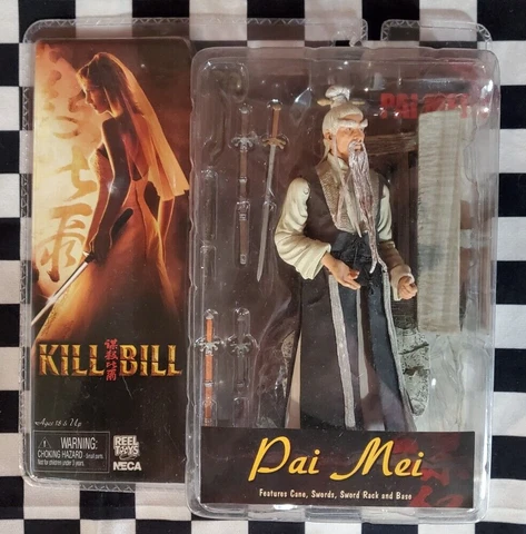Kill Bill Vol. 2 Pai Mei 7" action figure Neca Reel Toys used in box Cover