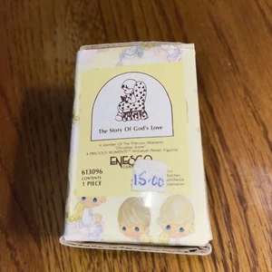 1990 Precious Moments La historia del amor de Dios, nueva estatuilla de peltre # 613096 - Imagen 1 de 7