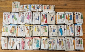 Lote de 34 patrones de costura para mujer de colección años 1950-60 simplicidad, McCalls, Butterick - Imagen 1 de 9