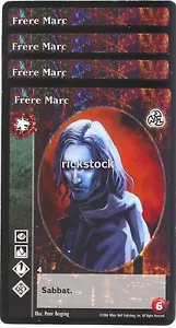 Frere Marc x4 Gangrel antitribu 3rd Ed Jyhad VTES - Picture 1 of 1