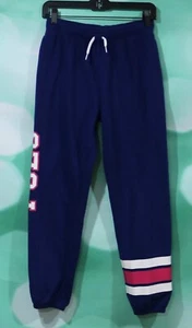 Polo Ralph Lauren Size 16 Girls Blue Elastic Waist Drawstring Jogger Pants - Picture 1 of 4
