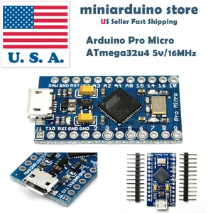 Arduino Pro Micro ATmega32U4 5V 16MHz Replace ATmega328 Pro Mini Leonardo USB - Picture 1 of 11