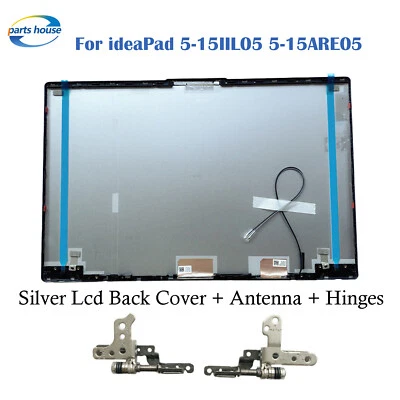 Silver LCD Back Cover Hinge For Lenovo ideaPad 5-15IIL05 5-15ARE05 5CB0X56071 US - Image 1 of 4