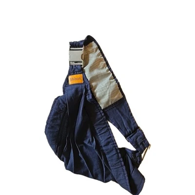 SHIAON PORTABEBÉS CORREA AJUSTABLE DE UN HOMBRO AZUL OSCURO SOSTIENE 7-45 LBS Foto 1 de 3