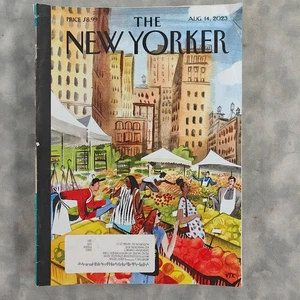 The New Yorker Aug 14 2023 Magazine Peak Season Cover Tentler-Krylov - Picture 1 of 2
