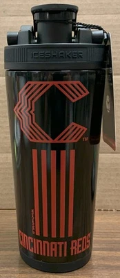 БУТЫЛКА ЛЕДОРУБА CINCINNATI REDS CITY 26 унций 4D ИЗ НЕРЖАВЕЮЩЕЙ СТАЛИ С РУЧКОЙ WINCRAFT - Изображение 1 из 4