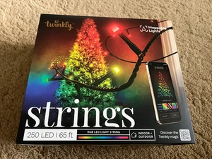Twinkly Strings Mappable Lights 250 LED 65ft Holiday Lights New Unopened - Picture 1 of 3