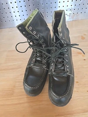 Mens Vintage Browning Kangaroo Leather Sportsman’s Boots 6.5C USA Made - Image 1 of 4