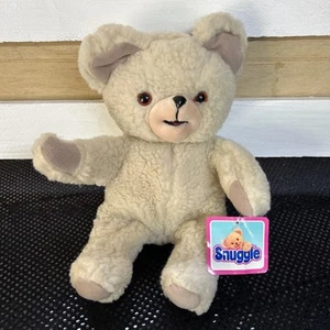 NWT Snuggle Bear Hand Puppet Full Body Plush Vintage 14" 1993 Lever Bros Sherpa - Picture 1 of 7