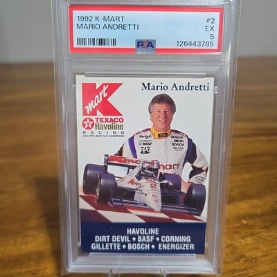1992 K-mart Mario Andretti #2 Racing Card - Image 1 of 3