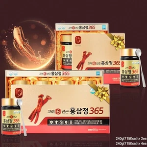 KOREA BEST Korean 6 Years Red Ginseng Extract 365, Saponin, Panax 240g x 4ea 2ea - Bild 1 von 21