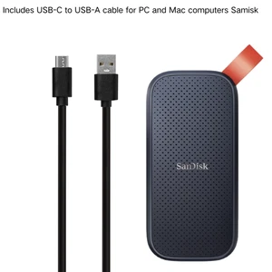 SanDisk 1TB Portable SSD - Up to 520MB/s, USB-C, USB 3.2 Gen 2 - Picture 1 of 4