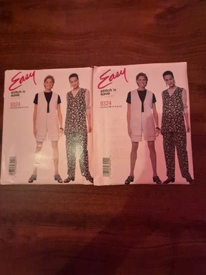 McCall's 9324 Easy Misses' Unlined Vest Pull-On Pants Shorts SZ: 8-22 UC FF - Image 1 of 4