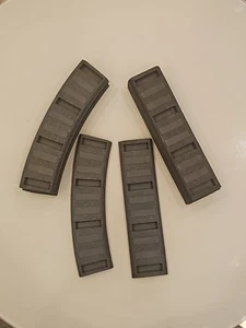 18 Pieces of American Flyer #727 Curved(5), 726 Straight(13) Gray Rubber Roadbed - Picture 1 of 4