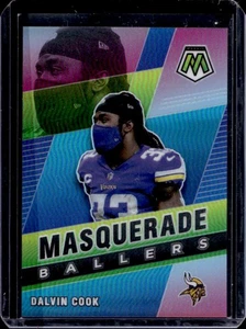 2021 Mosaic Dalvin Cook Masquerade Ballers #MB-27 Vikings - Picture 1 of 2