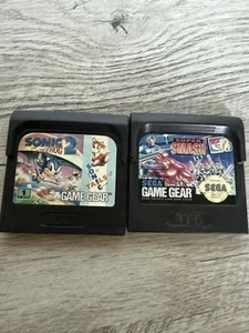 Sega Game Gear 2 Game Cartridge Bundle Super Smash Tv & Sonic The Hedgehog 2 - Picture 1 of 6