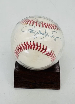 Vintage RPB-X Yarn Roger Clemens Signed American League Autographed Baseball - Image 1 of 4
