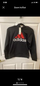 Adidas Youth Size Medium Hoodie NWT - Picture 1 of 4