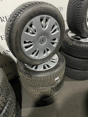 4x Orgi. Opel Adam Corsa D Komplet Stahl-Felgen Winter 6x 15zoll 4x100 ET39 J - Bild 1 von 4